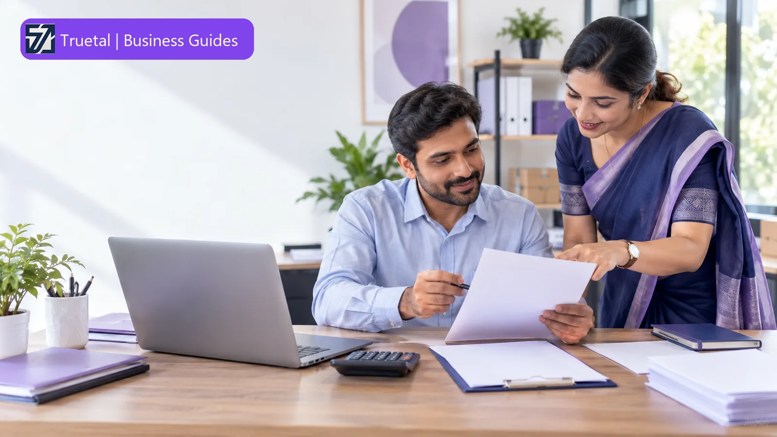 Annotated GST invoice showing supplier, recipient, item, taxable value and tax fields