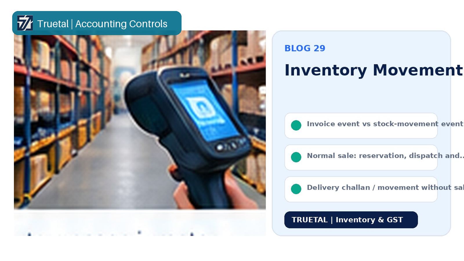 A gears icon representing the mechanical decision of which trigger reduces inventory.